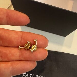 Tiffany & Co. Gold with diamonds Earrings